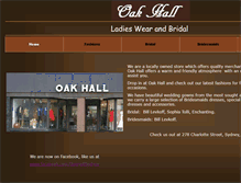 Tablet Screenshot of oakhall.ca